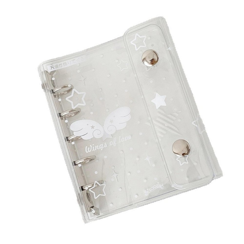 Compact Binder Cover with Clear Rings, Flexible Binding and Removable Pages
