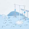 UNICRAFTALE 200-Piece 304 Stainless Steel Earring Hooks with Loops, 0.8 mm Pin, 14 x 17 x 2 mm, 2 mm Hole view 2