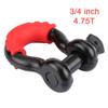 D-Ring Shackle with Cover, 3/4 in, 4.75 T, Latch Design for SUVs view 4
