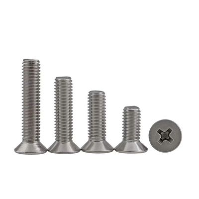 BOZONLI Stainless Steel Phillips Countersunk Machine Screws M8 x 50 mm, 5-Pack