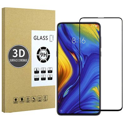 E-Hamii Screen Protector Compatible with Xiaomi Mi Mix3, 3D Tempered Glass, Black Edge