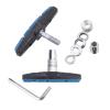 PLATTBK 70 mm V-Brake Bicycle Brake Shoes, 2 Pairs (4 Pieces), Front and Rear view 2
