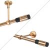 Single-Track Curtain Rod 120 cm, 19 mm, Antique Copper Vintage Retro Style, Wall/Ceiling Mount view 1