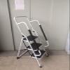 3-Step Heavy-Duty Steel Folding Step Ladder with Safety Handrail view 1