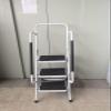 3-Step Heavy-Duty Steel Folding Step Ladder with Safety Handrail view 3