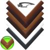 Horivert Aluminum Insect Screen Frame, Anthracite, No Drilling, 70 x 70 cm view 3