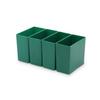 1a-TopStore 10-Piece Drawer Insert Bins, 32 Sizes, 5 Colors (Green, 99 x 49 x 90 mm) view 1