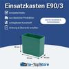 1a-TopStore 10-Piece Drawer Insert Bins, 32 Sizes, 5 Colors (Green, 99 x 49 x 90 mm) view 2