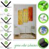 Horivert Premium Black Aluminum Mosquito Screen Frame, 45° Mesh, No-Drill, 140 x 40 cm view 1
