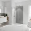 Schulte DecoDesign High-Gloss, Reflex Gray, 210 x 100 cm, Seamless Tile-Alternative Wall Panel, EP19010213 763 view 1