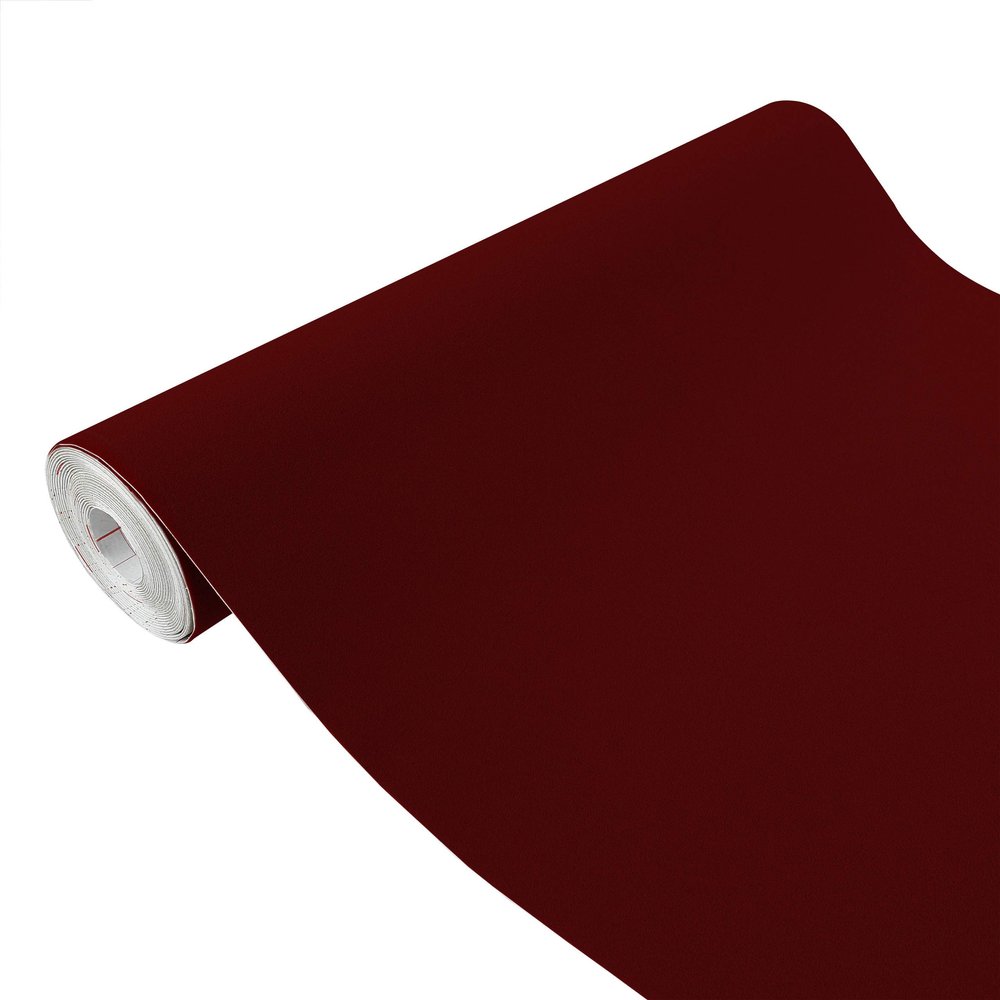 DecoMeister Velvet-Look Furniture Adhesive Film 45 x 100 cm, Bordeaux
