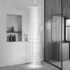 Aolemi Ceiling-Mount Shower Faucet with Hand Shower, 10-Inch Head, Brushed view 2