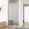 MIQU 90 x 185 cm Folding Shower Door, 6 mm Nano Safety Glass view 2