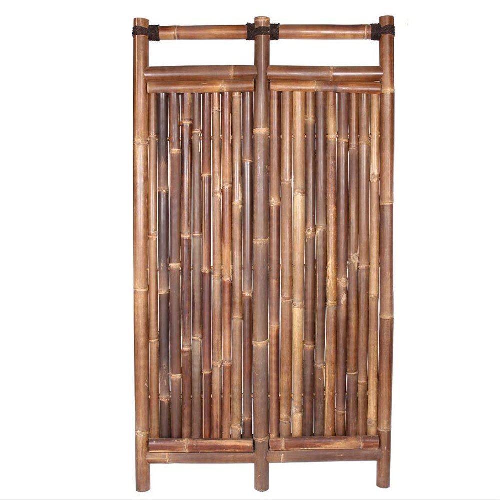 Jakarta Bamboo Fence 180 x 120 cm, Black-Brown