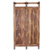 Jakarta Bamboo Fence 180 x 120 cm, Black-Brown view 1