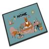 Caroline's Treasures CK7979MAT Red Bull Terrier Sweet Home Doormat, 45.7 x 68 cm view 1