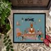 Caroline's Treasures CK7979MAT Red Bull Terrier Sweet Home Doormat, 45.7 x 68 cm view 3