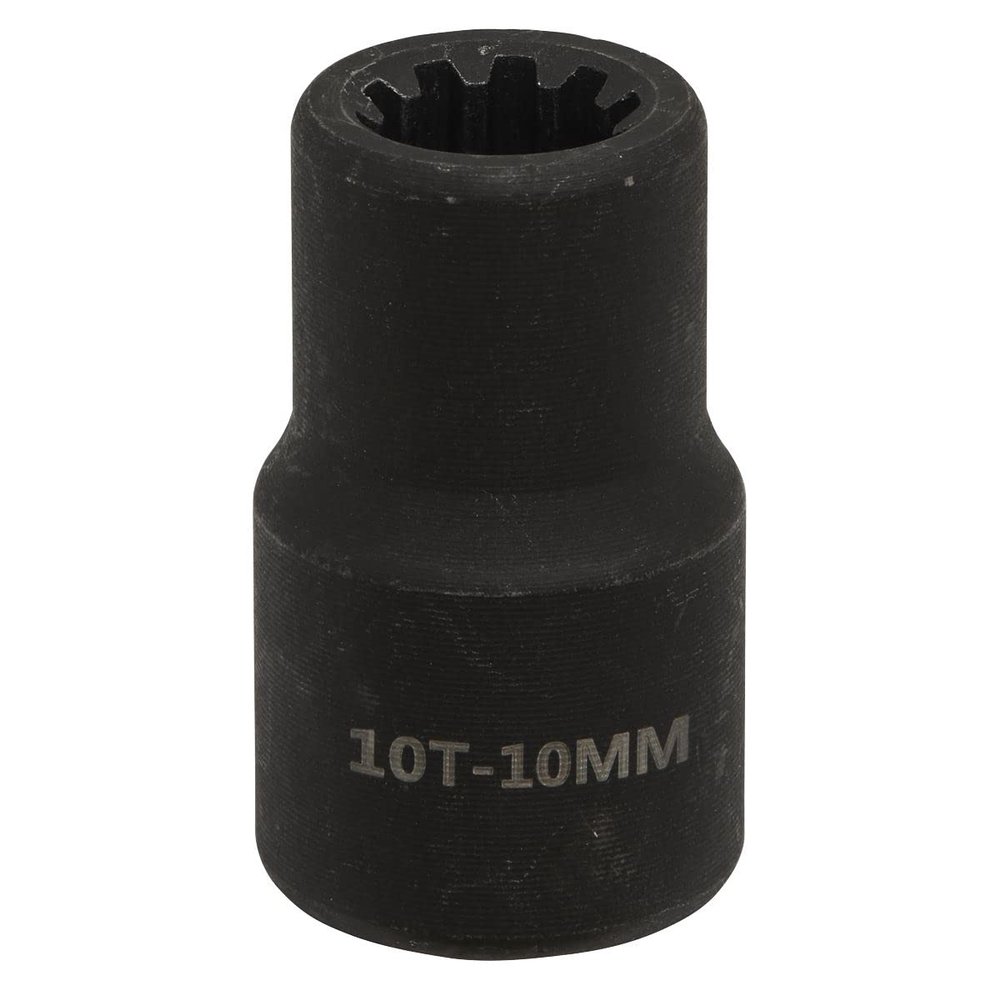10 mm 10-Point Brake Caliper Socket, 1/2-Inch Square Drive