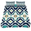 Eslifey Blue Hipster Marble Texture 3-Piece Duvet Cover Set view 1