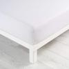 douceur d'intérieur Fitted Sheet, 160 x 200 cm, 100% Cotton, White view 1