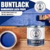 Hamburger Lack-Profi 2.5 L 2-in-1 Glossy Alkyd Paint for Exterior Wood and Metal, RAL 7032 Pebble Gray view 3