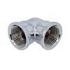 Chrome-Plated Brass Threaded Fitting, 90° Elbow, Female/Male, Heating (3/4" Female Thread) view 1