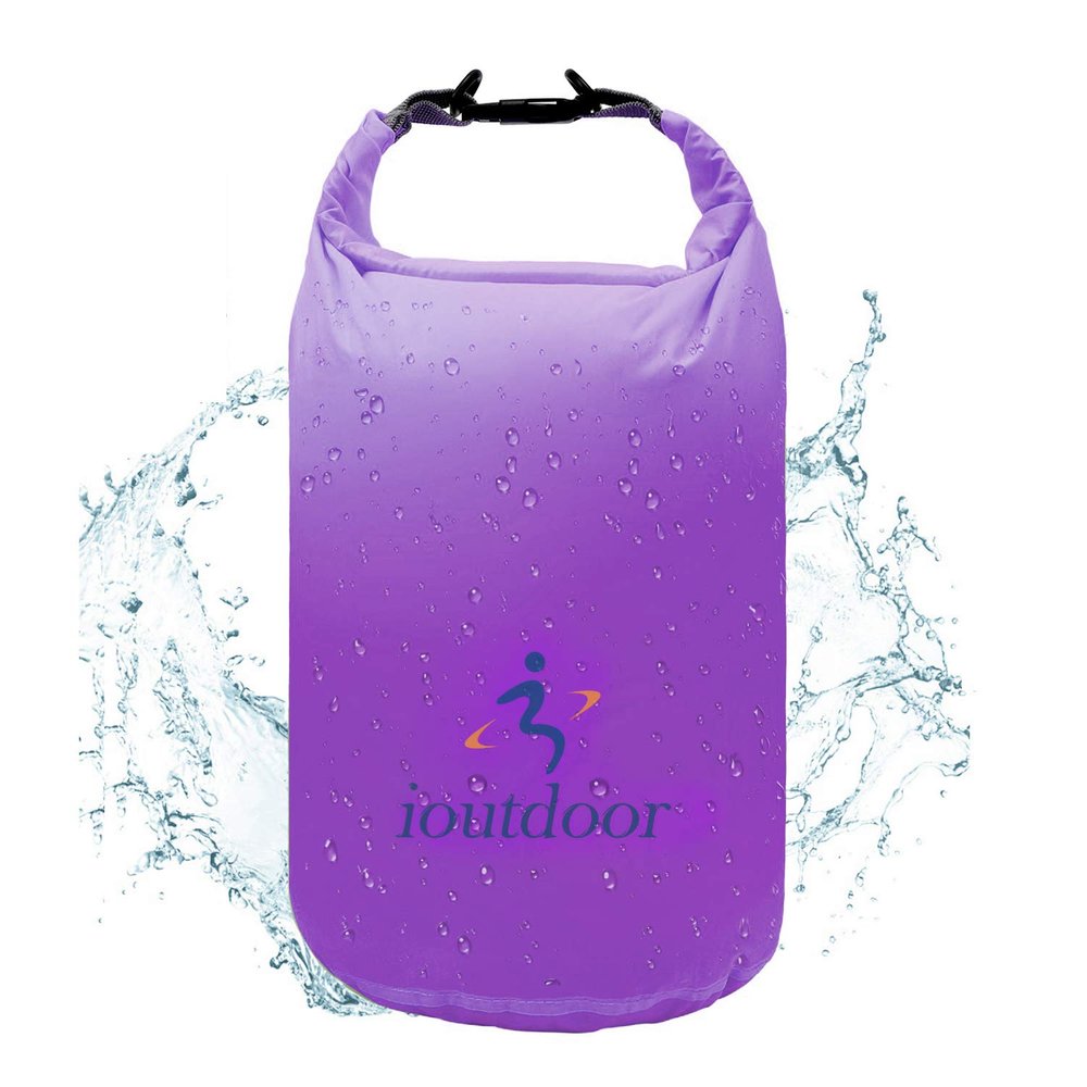 iOutdoor Waterproof Dry Bag, Ultralight, 2 L, Purple