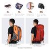 iOutdoor Waterproof Dry Bag, Ultralight, 2 L, Purple view 4