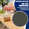 Hamburger Lack-Profi 5 L 2-in-1 Alkyd Paint, Satin-Matte, RAL 7022 Umber Gray view 2