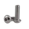 BOZONLI Button-Head Hex Socket Screws, 304 Stainless Steel, Fully Threaded Flat-Head Screws, M10 x 60 mm, 3 Pieces view 2