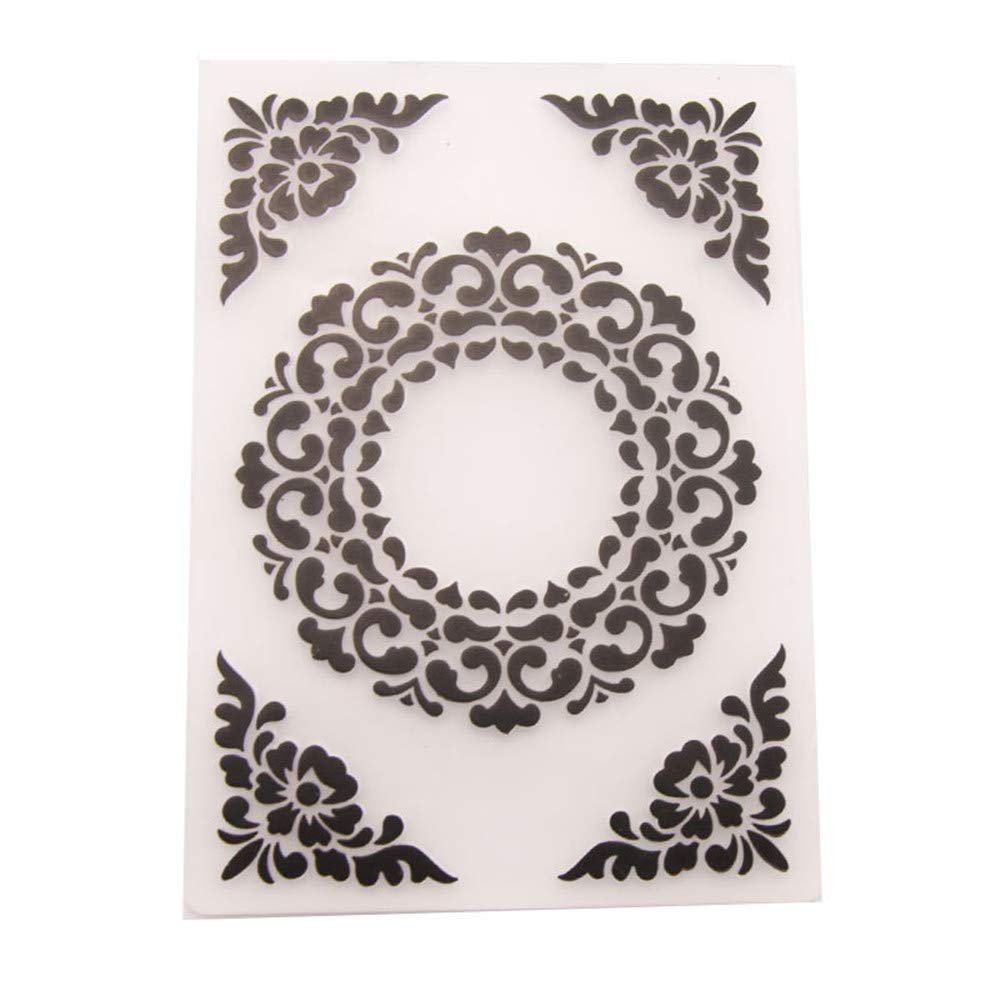 Uteruik Plastic Embossing Folder for Gifts, Scrapbooking, Photo Albums, Cards, Paper Crafts & Decor #F