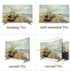 NANKAN TV Cover for 22–80 Inch TVs and Monitors, Polyester Dust Protection Cover, Boat Design, 40 in view 3