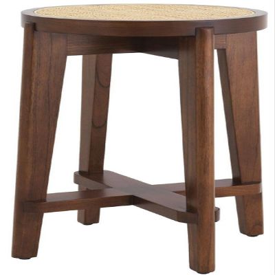 Casa Padrino Luxury Brown/Natural Bar Stool, 44 x 67 cm