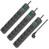 Brennenstuhl Eco-Line 6-Outlet Power Strip with Surge Protection, Anthracite (3) view 1