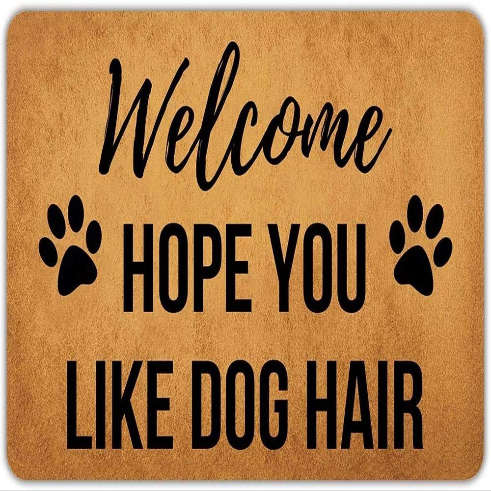 Eureya Non-Slip Rubber Doormat for Front Door, Bathroom, Garden, Kitchen, Bedroom, 60 x 40 cm