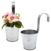 Möbelbörse Zinc Metal Hanging Flower Pot for Balcony, Fence, or Garden view 1