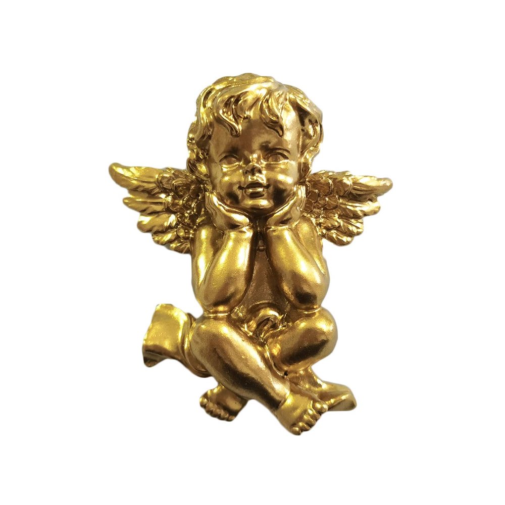 Vatican Italy 3D Golden Angel Resin Refrigerator Magnet
