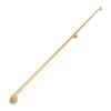 Gold Stair Railing, Wall-Mounted Handrail, 80 cm view 1
