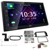 JVC KW-M565DBT 2-DIN Car Stereo with DAB Antenna for FIAT Sedici from 2006, Black view 1