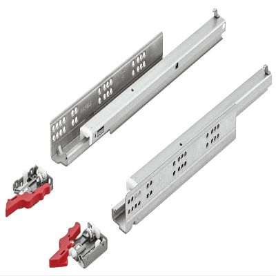 Gedotec 550 mm Full-Extension Undermount Drawer Slides with Push-to-Open, Matrix Runner UM A30, 1 Pair