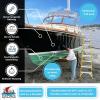 Halvar Glossy Boat Paint, Yellow RAL 1000–1037, PU-Reinforced, 10 L, RAL 1000 Green Beige view 3
