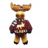 3D Cartoon Alaska Moose Refrigerator Magnet view 1