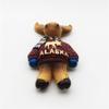 3D Cartoon Alaska Moose Refrigerator Magnet view 2