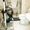 Foldable Silicone Shower Threshold Water Barrier, 150 cm, White view 4