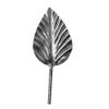 STAL 10-Piece Fence Decoration Set – Metal Flowers and Leaves view 2