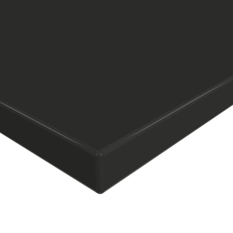 MySpiegel.de Custom-Cut Wooden Tabletop, Anthracite Wood-Effect Panel, 19 mm Thick (110 x 110 cm)