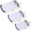 CheungLee 3-Piece Thick, Durable Plastic Cutting Board Set view 2