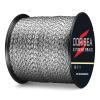 DORISEA Extreme Braid Braided Fishing Line, 8 Strands, 100% PE, 300 m, 2.7–250 kg Tested, Abrasion-Resistant, Superline, No Stretch, Small Diameter, Black and White, 113.4 kg/0.8 mm view 3