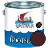 Halvar Boat Paint Red RAL 3000–3031, Satin-Matte Yacht Paint, PU-Reinforced, for Wood & Metal (1 L, RAL 3007 Black Red) view 1