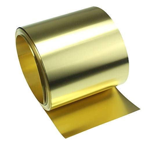 Brass Sheet, 0.1 x 100 x 1000 mm, 1 Piece